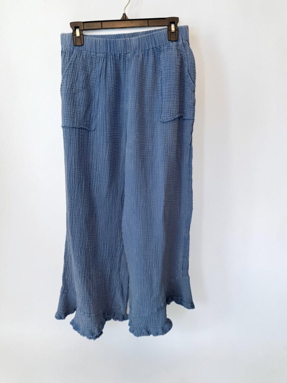 💙 Umgee Gauze Wide Leg Pants | Size Large | Excellent Preloved Condition - Picture 3 of 8